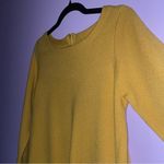Cynthia Rowley M Sweater Mustard Yellow 3/4 Sleeve Photo 1