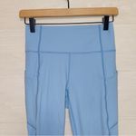 Fabletics Women's Sky Blue Oasis PureLuxe High-Waisted Legging 7/8 Length Photo 2
