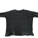 Vince Black and White Striped T-Shirt Boxy Dolman Long sleeve Photo 3
