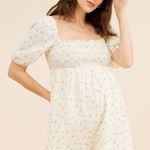 Glamorous Maternity Bloom Romper‎ US 6 Yellow Motif Purple Size undefined Photo 0