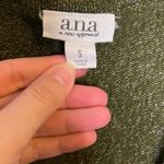 a.n.a . Dark Green V-Neck Long Sleeve Tunic Sweater Size Small Photo 4