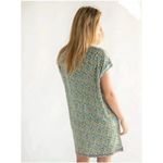 Natural Life  Frankie Knit Cotton Tee Breezy Mini Floral Dress Size M Bohemian Photo 1