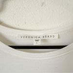 Veronica Beard  Cover Up Dress White Jersey Tshirt Sz L Photo 4