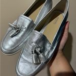 Michael Kors  Loafers Size 9‎ Leather Silver Metallic Callahan Moccasins U Photo 1