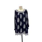 Faithfull the Brand  Mali Dress‎ in Devani Print Navy Blue Size US 6 Photo 2