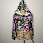 Koral  Womens Paisley Camo Clover Energy Active Crop Hoodie Bandana Troop sz S Photo 89