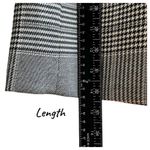 Bardot  Gray Monochrome Glenchek Belted Double Breasted Trench Coat Size 6 Medium Photo 8