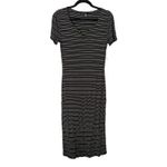 1. State V-Neck Striped Tshirt Maxi Dress NWT Sz Small Photo 1