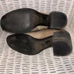 Free People  Terrah Grey Leather Cut Block Heel Ankle Booties Shoes Women 8.5 39 Photo 5