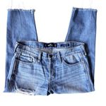 Hollister Women’s  low rise ripped cropped boyfriend jeans size 27 Photo 6
