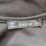 SheIn  Fringe Asymmetrical Bodycon Dress Black Size XS Photo 9