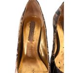 Ted Baker Snake Print Leather Heels Size US 6 Photo 5