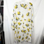 Torrid Plus Size 1X 2X Shrug White Lemons Polka Dot Kimono Gauzy 1798 Photo 2