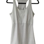 Athleta  Daydreamer Racerback White Mesh Tank Sz M Photo 4