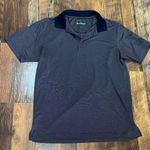 PGA Tour Men’s Navy Golf Polo Size Medium Short Sleeve For Golf Casual Wear Photo 2