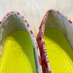 Crocs  Slip on Canvas Type Shoes Lobster Novelty Print Woman’s Size 10 Fun Summer Photo 2