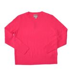 J.Crew NWT Cashmere Classic-fit Crewneck Sweater in Neon Bright Strawberry S Photo 1
