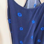 Old Navy Blue Floral Slip Dress Size Large Adjustable Straps Photo 2