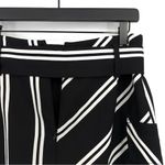 Maje  Jakila Midi Skirt Black White Stripe 40 (L) Photo 9