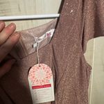 Elegant Glittering Dress in Rose Gold Size M Photo 2