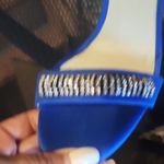 Bruno Magli Blue Stiletto Heels with Ankle Strap (Was The Display) Size 37 Photo 6