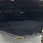 Moschino Luxurious Black Quilted Bow Chain Handles Handbag Purse 🌺🌺 Photo 6