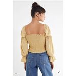 Urban Outfitters  gingham cinched sleeve blouse‎ size M Photo 3