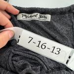 Michael Stars  Top Womens Large Grey Reversible Cold Shoulder‎ Blouse Photo 3