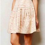 Moulinette Soeurs ANTHROPOLOGIE “Sugarplum” Metallic Brocade A-Line Skirt Size 6 Photo 1
