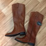 INC  Women’s Fawne Genuine Leather Knee High Riding Boots NWT Women’s 7.5M Brown Photo 4