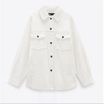 ZARA ✨ corduroy ivory Sz. Large shacket✨ Photo 7