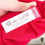 Blue Life  Oversized Ruffle Flounce Tank Top Red Photo 4