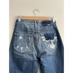 Mother Superior The Tomcat Knickers Jeans Women Size 24 Cropped Distressed‎ Rips Blue Photo 5