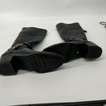 Franco Sarto Black Lapis Knee High Boots Photo 2