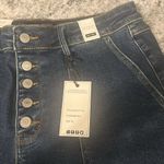 Judy Blue  high waisted cuffed button fly shorts square back pockets NWT size‎ XL Photo 2