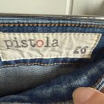 Pistola Womens Jeans Sz 26 Blue Ankle Zip Medium Wash P6644 Distressed Skinny Photo 3