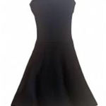 Hugo Boss Boss Black Ribbed Knit Fit & Flare Cap Sleeves Dress XS Photo 0