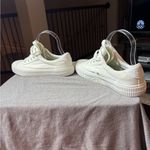 Coolway  White Canvas Sneakers NWOT Size 8 Neutral Preppy Classic Minimalist Photo 3