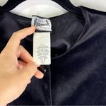 Whirlaway Frocks Black Velvet Button Blazer Petite Size 12 Vintage Short Sleeve Photo 2