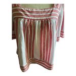 Old Navy Adorable red and white strip boho top Photo 4
