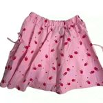 ASOS Design Women's Petites Size 4 Pink Floral Mini Skirt in strawberry Photo 4