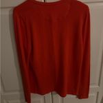 J. McLaughlin  orange‎ cardigan.  Like new. Size small Photo 6