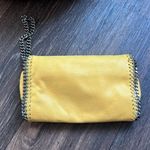 Stella McCartney ‘Falabella Shaggy Deer Faux Leather Chain Crossbody Bag Yellow Photo 1