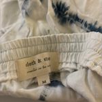 Cloth & Stone Blue & White Tie Dye Shorts Photo 3