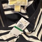 Michael Kors NWT  Black and White Striped T-shirt Dress Photo 3