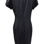 Andrea Viccaro 100% Wool Dress Black Fully Lined Sz 10 VTG 80s 90s NWT Photo 1