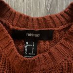 Forever 21 Burnt Orange Cropped Sweater Photo 1