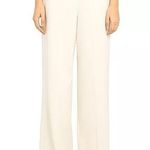 Theory  Women’s Treeca Admiral Stripe Pull On Pants In Rice Off-White 0 NWT Photo 0