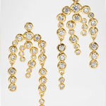 Alexis Bittar  Gold Cascading Earrings Photo 0