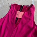 Lush Clothing Lush Hot Pink Shift Dress with Zipper Sz M Photo 3